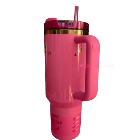 40oz Stanley X Wicked Glinda tumbler cup pink NEW - Picture 6 of 10